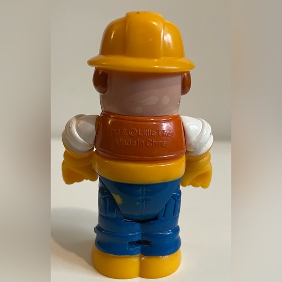 Little Tikes Construction Worker Man At Work Action Figure Jointed Toy - Picture 3 of 5